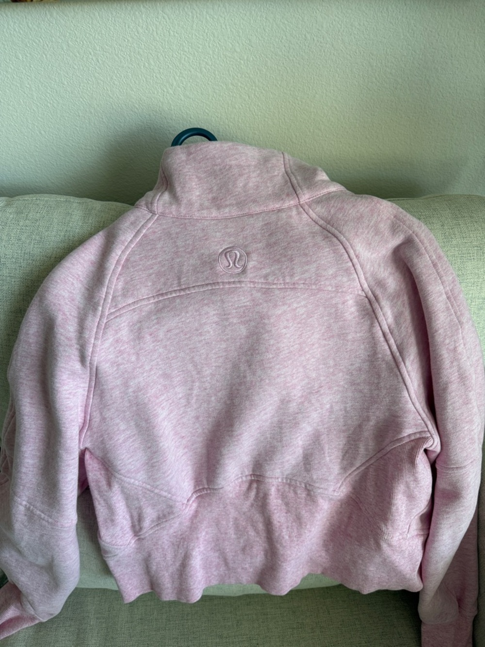 lululemon athletica Scuba Heathered VitaPink Half-Zip Pullover Sweatshirt - Picture 2 of 8